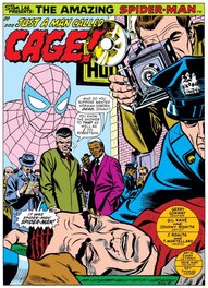 La page imprimée. L'ajout de Spidey est une excellente idée, pour le reste, j'aime beaucoup moins les figures. La page imprimée. L'ajout de Spidey est une excellente idée, pour le reste, j'aime beaucoup moins les figures.
