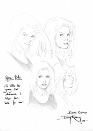 Barry Kitson - Barry Kitson The Order charactersheet 3 - Planche originale
