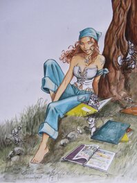 Wilmaury - Pin up - Original Illustration