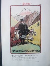 F'murrr - Gendarme des alpages - Planche originale