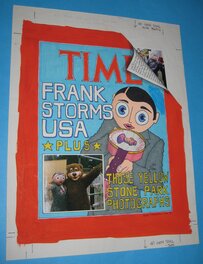 Frank Sidebottom - Original artwork Oink! #31 - Comic Strip