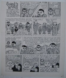 Frank Sidebottom - Original artwork Oink! #20 with overlay - Comic Strip