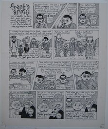 Frank Sidebottom - Original artwork Oink! #20 with overlay - Planche originale