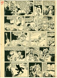 Sirius - Caramel et Romulus, planche 10, 1944. - Planche originale