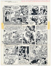 Marc Hardy - Garonne et Guitare, "L'hospice des vieux loups", pl. 8 - Planche originale