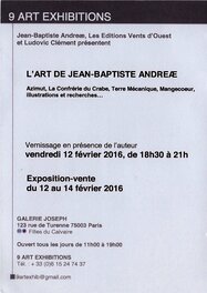 Nvitation expo-vente Galerie Joseph 2/2