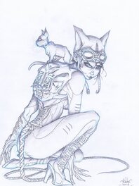 Aalehx - Catwoman par Aalehx - Illustration originale