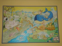 Claude Marin - Disney - Illustration originale
