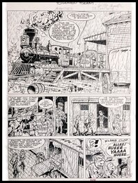 Willy Lambil - Tuniques bleues - tome 16 - planche 4 - Planche originale