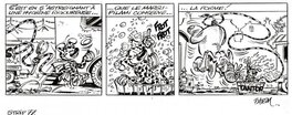 Batem : "la toilette" strip 77 du marsupilami