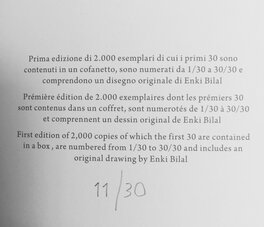 Justificatif de tirage. Justificatif de tirage.