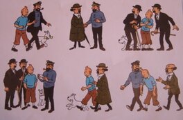 Modèles de Hergé 1967