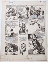 Michael Hubbard - Jane BOND et DON QUICHOTTE ...  les boys avaient bien de la chance en 1968 - Planche originale