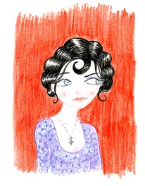 Fred Bernard - Jeanne Picquigny. - Illustration originale