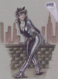 Eric Matos - Catwoman par Matos - Illustration originale