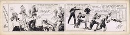 Alex Raymond - X-9 Daily from 1934 by Alex Raymond - Planche originale