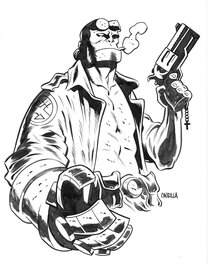 Brian Churilla - Brian Churilla Hellboy - Original Illustration