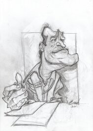 Denis Grand - Caricature de Maëster - Illustration originale