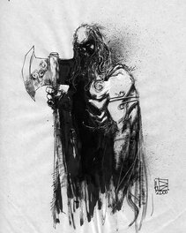 Ashley Wood - Barbarian - Illustration originale