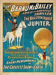 "jupiter, the balloon horse" - Barnum & Bailey circus "jupiter, the balloon horse" - Barnum & Bailey circus