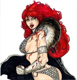 Joyce Chin - Joyce Chin Red Sonja - Original Illustration