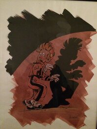 Christophe Chabouté - Hommage à Spirou - Original Illustration