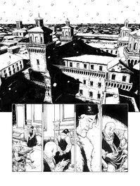 Stefano Carloni - Les Savants t1 - planche n/b - Comic Strip