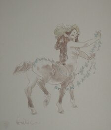 Claire Wendling - Claire Wendling Centaurette - Œuvre originale