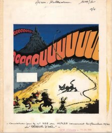 Jean-Claude Fournier - Le Faiseur d'Or - couverture du Journal de Spirou nº 1639 - Original Cover