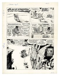 André Franquin - Gaston Lagaffe - La Mouche (Gag 565) - Planche originale