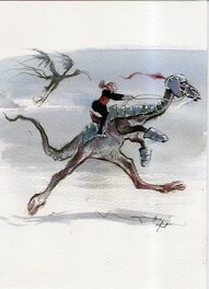 René Follet - Ikar - Illustration originale
