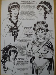 Jean-Yves Mitton - Différents âges de Messalina - Planche originale