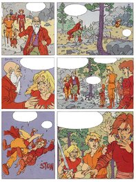 Page originale, bulle vide Page originale, bulle vide