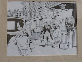 Denis Bodart - Étude d'une case de Green Manor - Original art