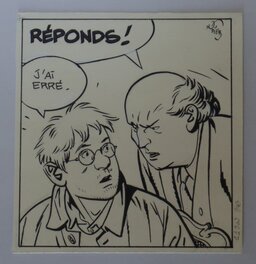 Alain Dodier - Jérôme K.Jèrôme Bloche T16 La Lettre - Planche originale