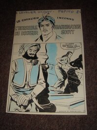 Carlo Marcello - Le CAVALIER INCONNU - Planche originale