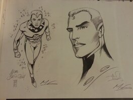 Alan Davis - Miracleman studio - Illustration originale