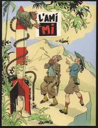 Al Severin - Al Séverin - L'ami Mi (pastiche Marsupilami) - Original Illustration