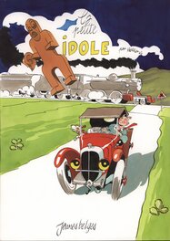 Al Severin - Al Séverin - La Petite Idole (pastiche Tintin) - Original Illustration