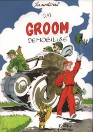 Al Severin - Al Séverin - Un Groom Démobilisé (pastiche Spirou) - Original Illustration