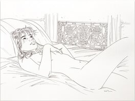 Jim - Illustration pour "une nuit à Rome" - Original Illustration
