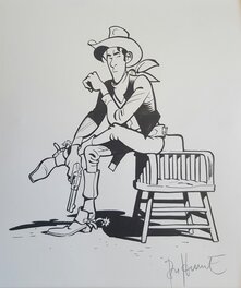 Comic Strip - L'homme qui tua Lucky Luke - Matthieu Bonhomme / Page de titre