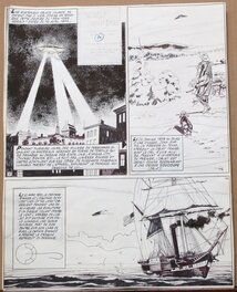 Robert Gigi - Page 28 - les apparitions Ovni - Dargaud - Planche originale