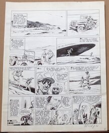 Robert Gigi - Page 31 - les apparitions Ovni - Dargaud - Planche originale