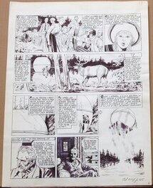 Robert Gigi - Page 34 bis - les apparitions Ovni - Dargaud - Planche originale