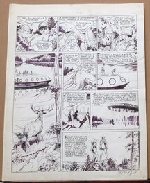 Robert Gigi - Page 34 - les apparitions Ovni - Dargaud - Planche originale