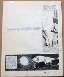 Robert Gigi - Page 36 - les apparitions Ovni - Dargaud - Planche originale