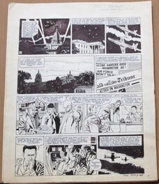Robert Gigi - Page 43 - les apparitions Ovni - Dargaud - Planche originale