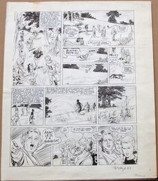 Robert Gigi - Page 56 - les apparitions Ovni - Dargaud - Planche originale