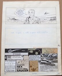 Robert Gigi - Page 60 - les apparitions Ovni - Dargaud - Planche originale